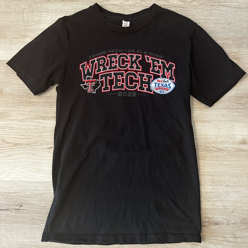 Texas Tech tshirt, official bowl game tshirt 2022 Texas Bowl